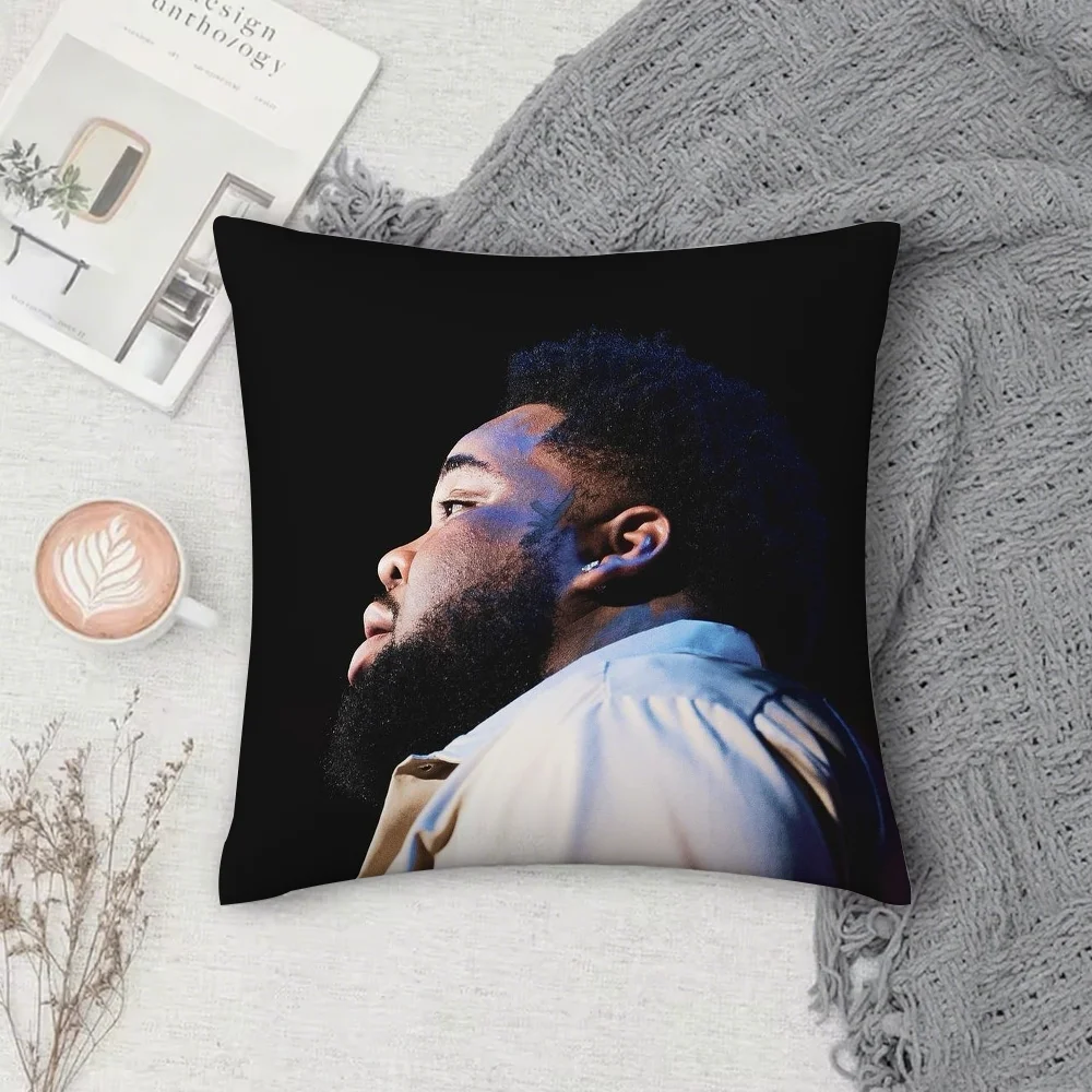 مغني الراب قضيب موجة آخر اللفة كيس وسادة مربع الطباعة على الوجهين قصيرة أفخم غطاء وسادة أريكة غرفة نوم وسادة السرير #6