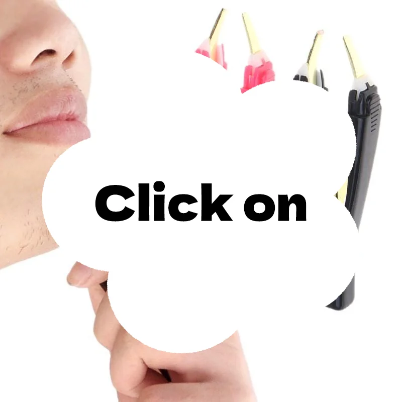 Pince à épiler rétractable automatique en acier inoxydable anti-rouille pour le visage, la barbe et les sourcils – Outil de beauté et de maquillage
