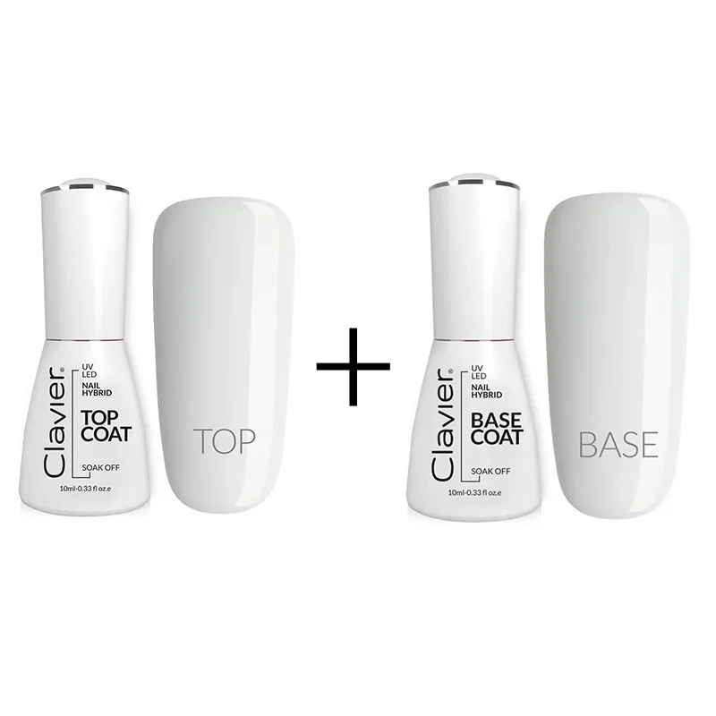 Cravier Base Top Coat Gel Polonês UV Soak Off Semi Permanente Nail Art Gel Verniz Seal Camada Fosco Seal Layer Set Nail Hybrid