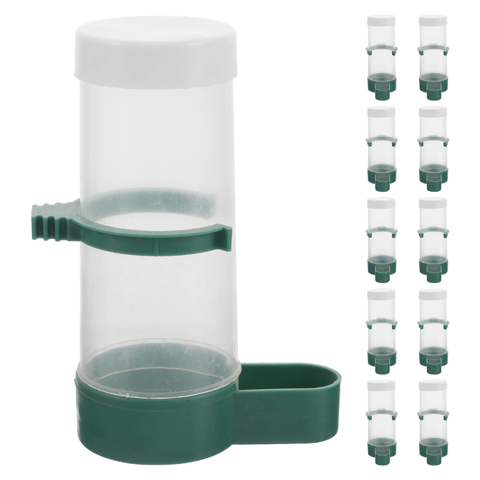 

20 Pcs Bird Feeder Automatic for Cage Accessories Parakeet Water Dispenser Drinker