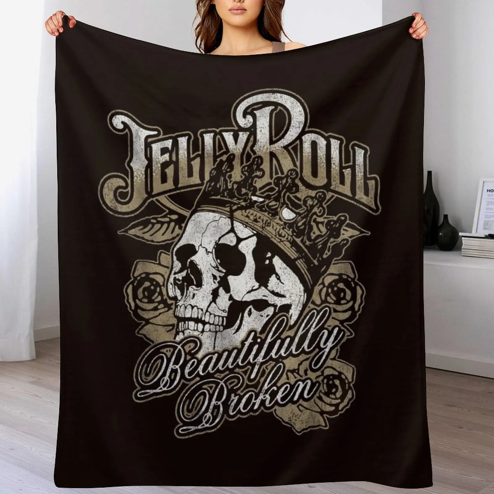 

jelly roll Throw Blanket Luxury Brand Cute Giant Sofa Plaid Blankets