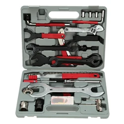 Lixada Portable Multifunctional Cycle Bicycle Bike Repair Tool Kit Set Includes Different Kinds of Carbon Steel Tools