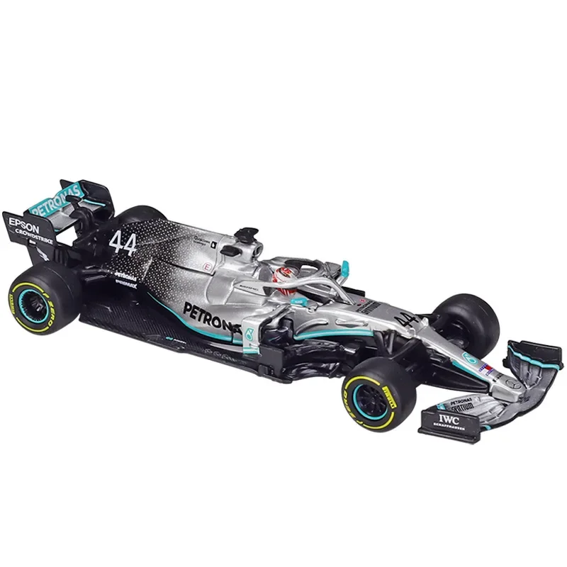 Bburago 1:43 Mercedes Benz F1 W12 E  F1 W10 EQ POWER+ Racing Car AMG Simulation Alloy Car Model With Plexiglass Display Box B479