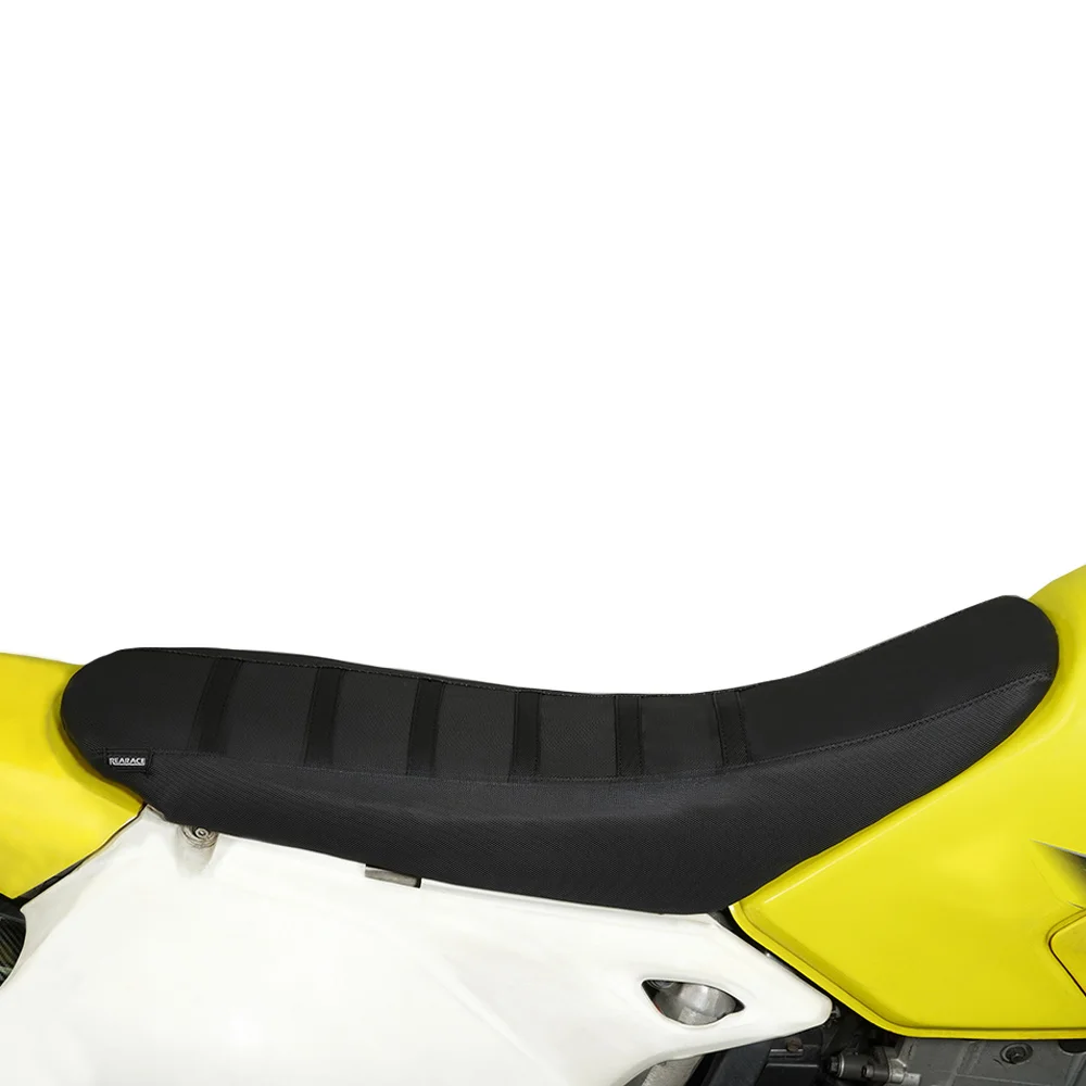 Fit For Dirt Bike Universial Non-Slip / Striped Grip Gripper Seat Cover Motorcycle Waterproof PVC Leather Gripper seat cover