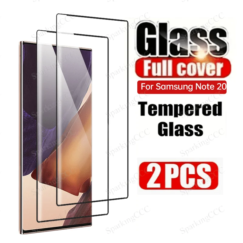 

2Pcs for Samsung Galaxy Note 20 Full Coverage 9H Shatterproof Tempered Glass - HD Transparency, Case Friendly, Sensitive Touch