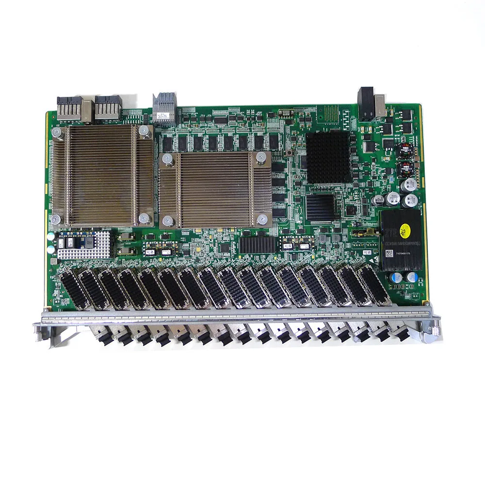 Original 16 port board GFBH of 10G-GPON or GPON combo card with D2 SFP modules for C600