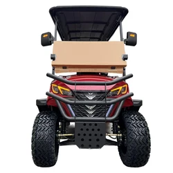 Newly Designed Hot Selling 4+2 6 Seat 4000W 5000W 7000W Super Torque Anti Rollover Electric Golf Cart