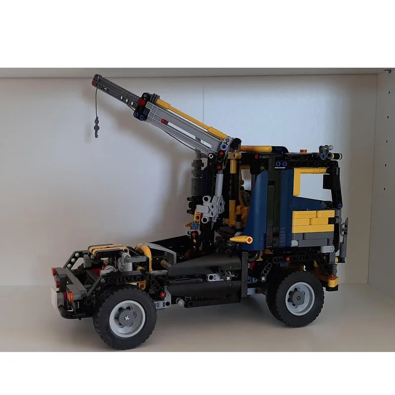 

MOC-39063 New Urban Classic Flathead Crane Truck Building Block Model 1151 Parts MOC Boys Children's Birthday Toy Gift