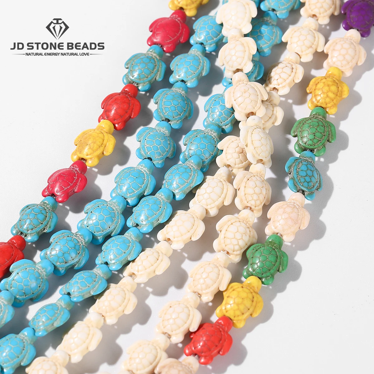 

1 Strand Color Turtle Shape Natural Turquoise Bead Loose Spacer Bead for Jewelry Making DIY Bracelet Necklace Handmade Accessory