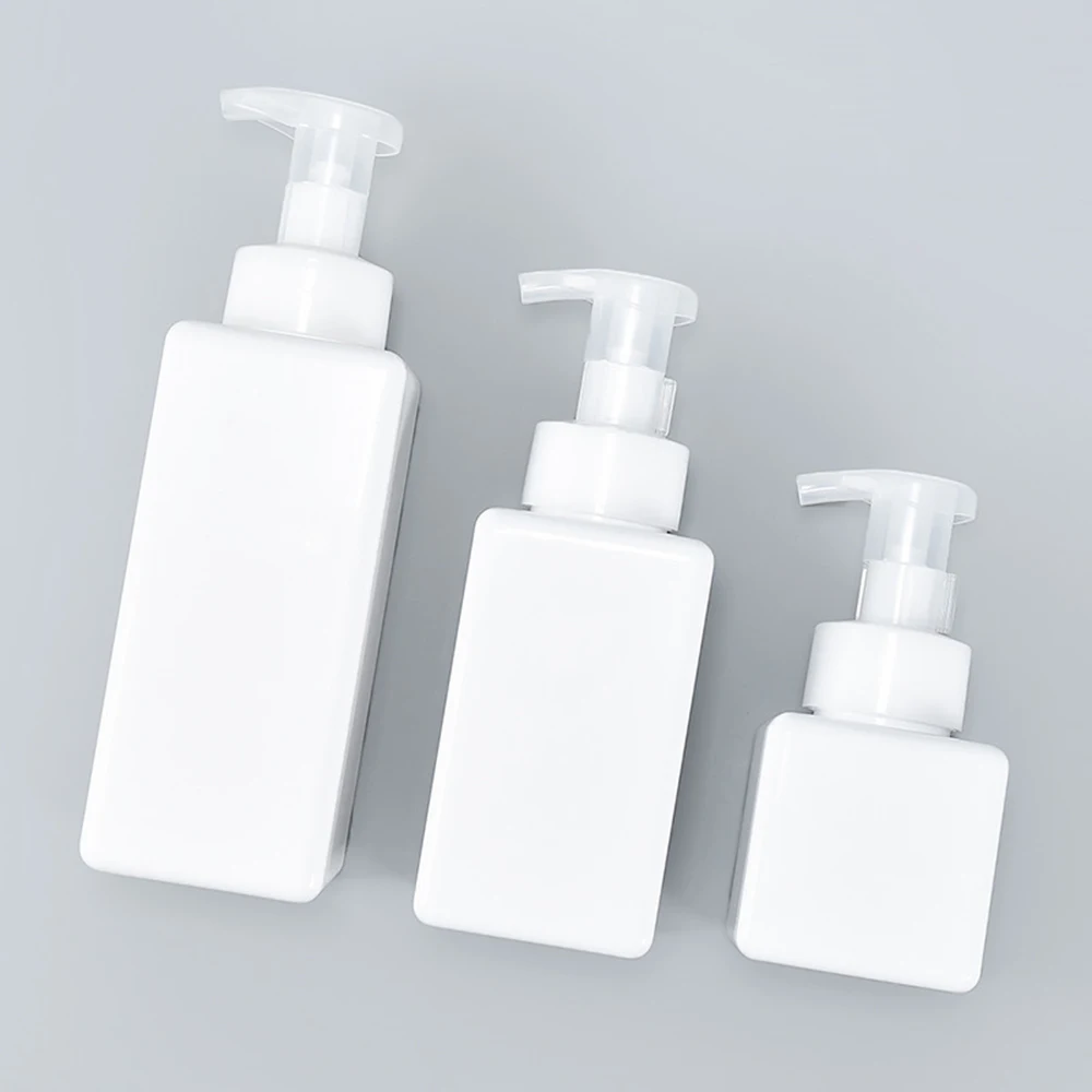 Home Bath Supplies Useful Plastic Hand Sanitizer Clear Shower Gel Liquid Soap Dispenser Foaming Bottle Pump Container