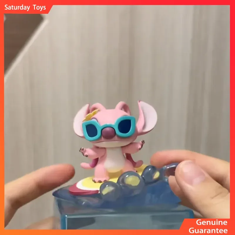 

Authentic Miniso Stitch Blind Boxes Summer Party Trendy Collectible Figurines Cute Doll Toys Ideal Gifts Decorative Pieces For