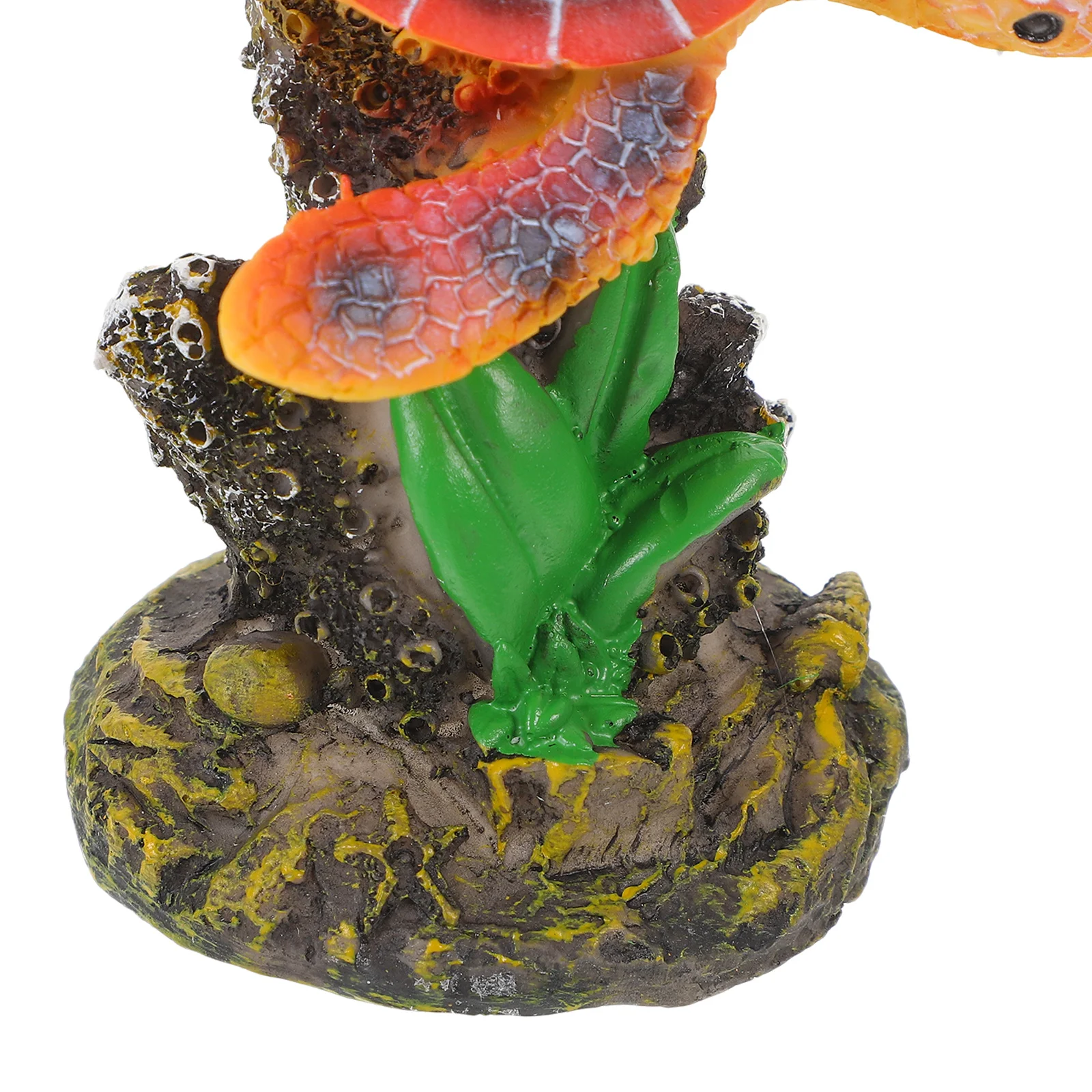 

Unique Creative Small Sea Turtle Aquarium Ornaments Lifelike PVC Fish Tank Marine Animal Decoration Turtle Figurine