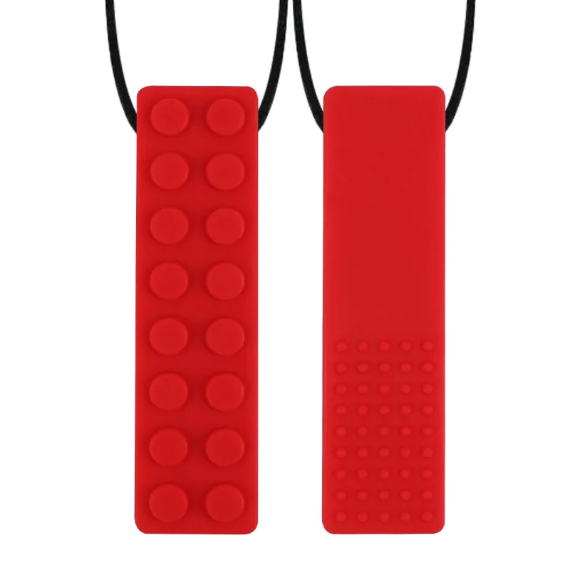 لعبة طوب التسنين من السيليكون للأطفال ، قلادة مضغ حسية ، خالية من بيسفنول أ ، درجة الغذاء ، أدوات محرك فموي ، 5: #6