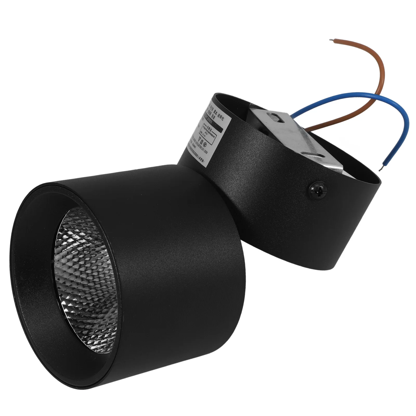 

Foldable Adjustable Led Ceiling Spotlight 10W 3000K Dimmable Flush Mount Light Fixture No Drilling Wide Voltage Mini Display