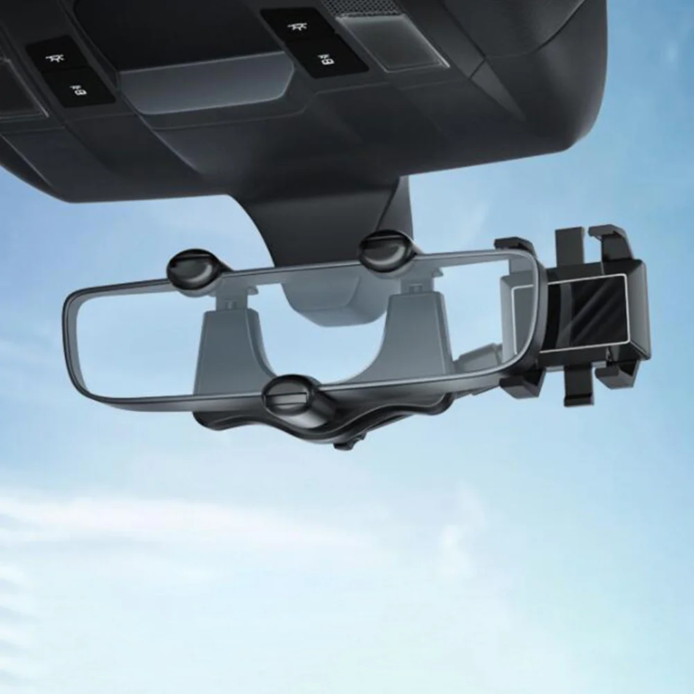 

Car Phone Holder Dashboard Mount for Universal Mobile Devices Black Multi-Angle Adjustable Clip Type Bracket for Safe Driving