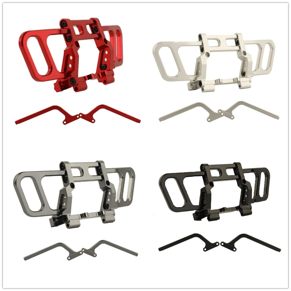 BUONO ~ Bull Bar per paraurti anteriore in metallo per Axial Wraith Spawn 1/10 RC Crawler Car Aggiornamenti Accessori parti, Nero