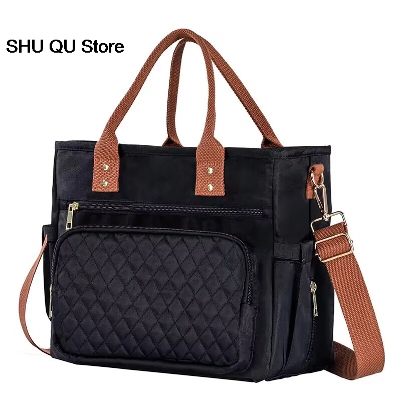 Portable Lunch Bag For  Women Thermal Insulated Lunch Box Tote Cooler Handbag Waterproof Bento Pouch Office Food Shoulder Bag