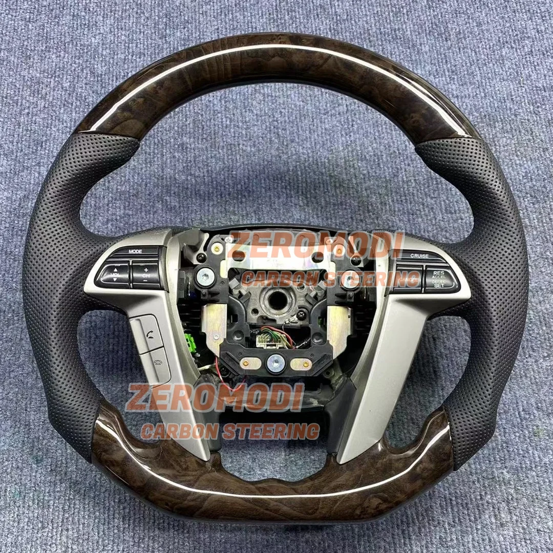 

Customized 100% Wood Car Steering Wheel For 8 Generation Honda Accord