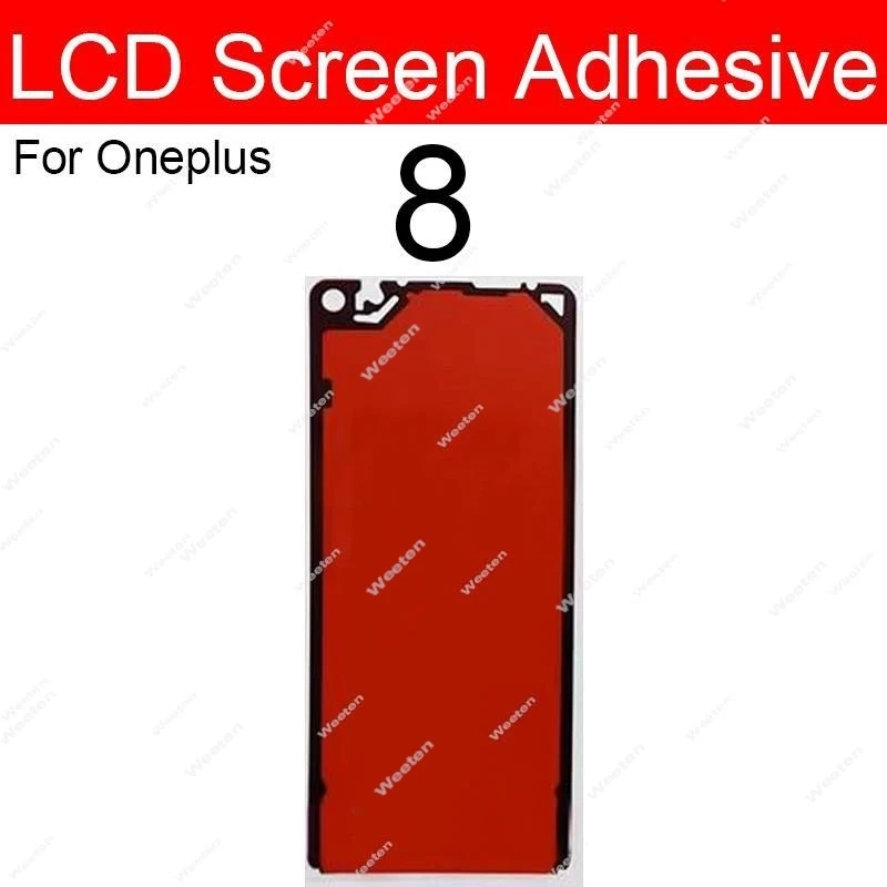LCD Screen Adhesive For Oneplus 7 8 9 Pro 8T 9R 10T 10R 10 Pro 11 11R 12 12R 13 13R Front LCD Dispaly Screen Sticker Tape Glue