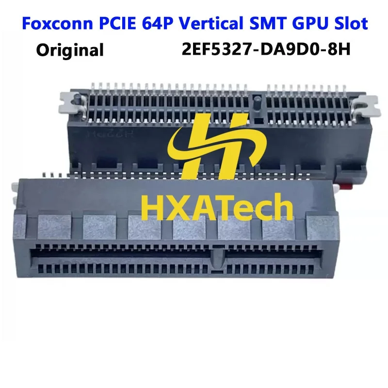 Original NEW for Foxconn 2EF5327-DA9D0-8H PCIE 64P 4.0 Vertical patch GPU Graphic Card Slot 64pin Connector Socket