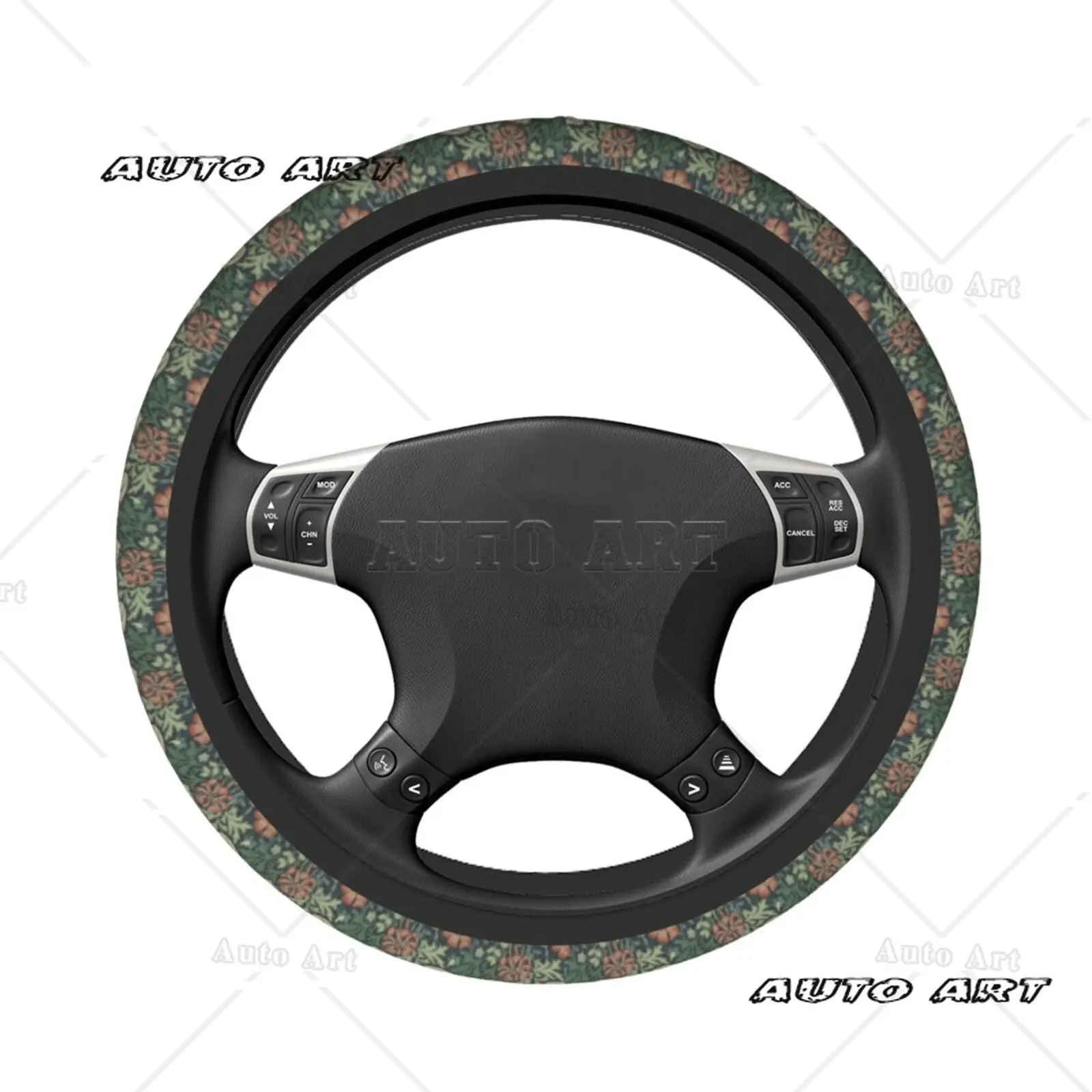 William Morris Steering Wheel Cover Automotive Parts Universal 15 Inch Chloroprene Rubber Anti Slip and Sweat Absorbing