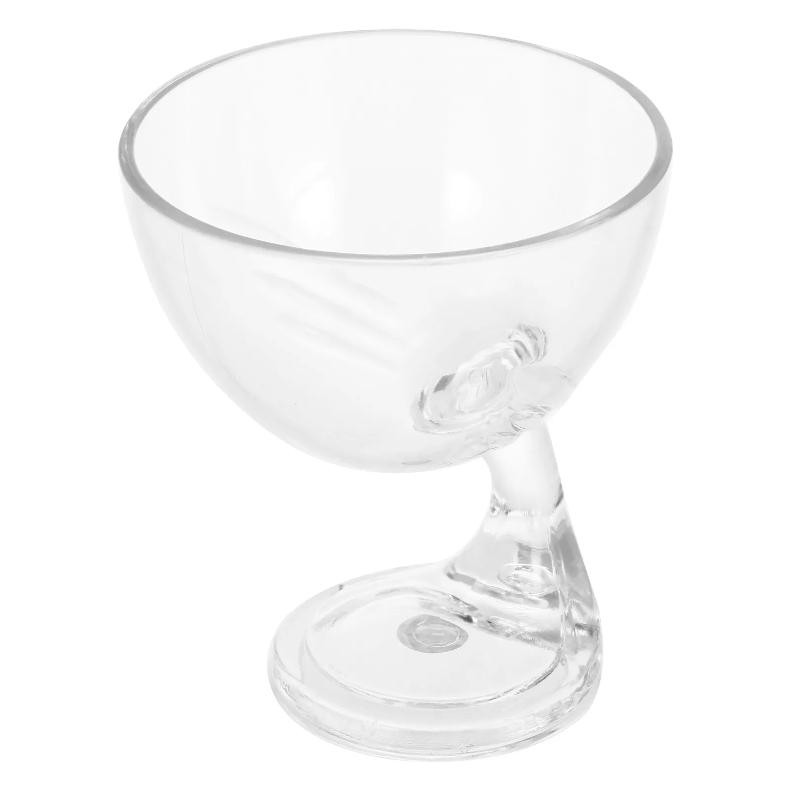 230Ml Premium Plastic Dessert Cup Shatter Resistant Clear Footed Cup for Ice Cream Desserts Snacks Drinks Party Wedding Home