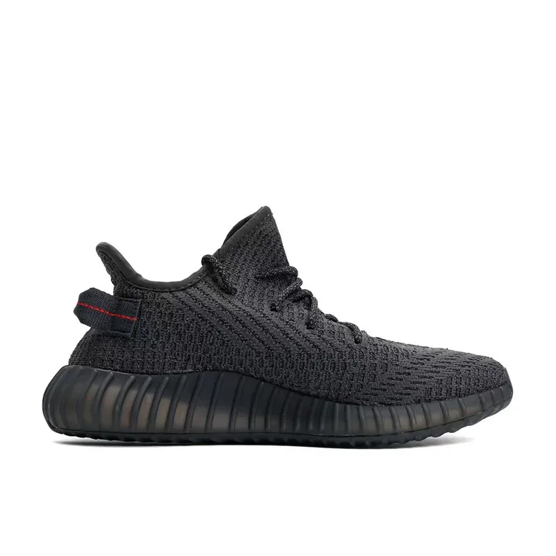 Nuevos zapatos informales originales Yeezy Black Star Popcorn Super Sole 350 Series moda transpirable hombres y mujeres mismos zapatos deportivos 35-49