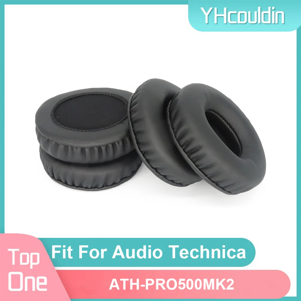 Earpads For Audio Technica ATH-PRO500MK2 Headphone Earcushions PU Soft Pads Foam Ear Pads Black