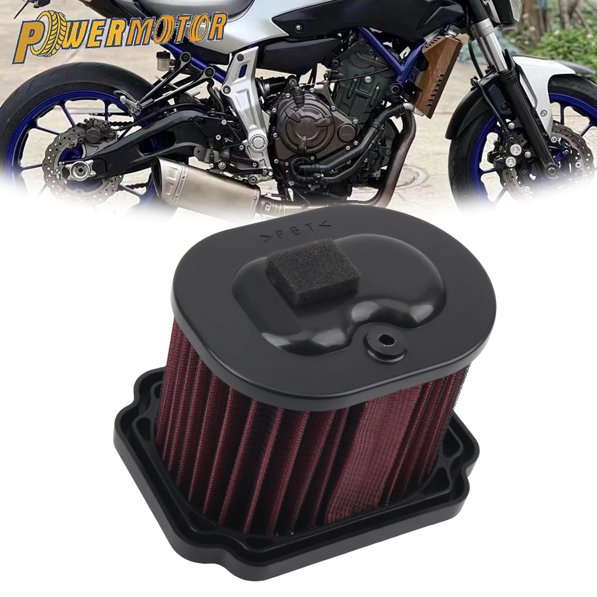 

For Yamaha Motorcycle Air Filter Cleaner for MT-07 FZ-07 XSR700 XTZ 690 Tenere 700 Tracer GT XSR 700 Supermoto Modified Parts