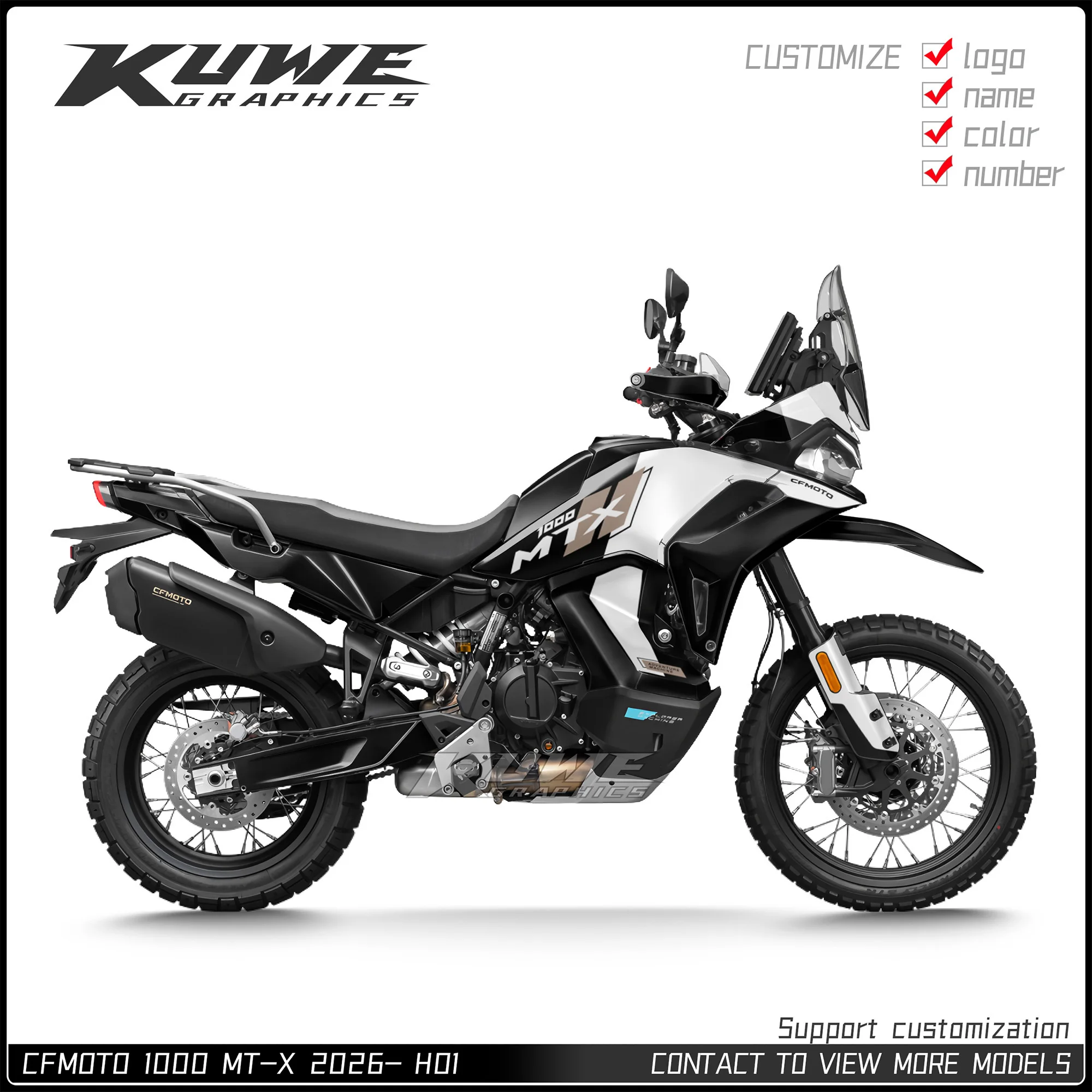 Suitable for Cfmoto 1000 Mtx 2026- Graphics Kit Decals Kit Sticker