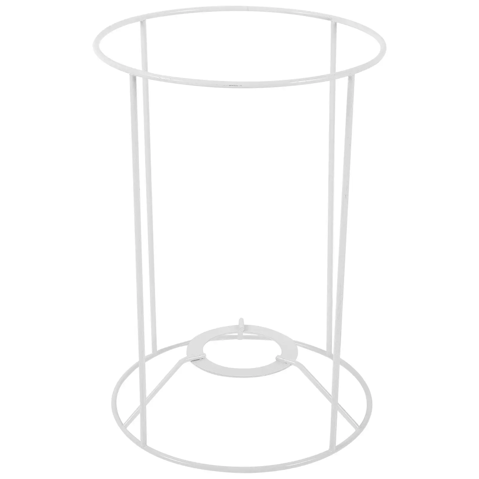 

Металлическая рамка для абажура с железным кольцом, устойчивая к ржавчине, для самостоятельного изготовления, универсальный держатель для настольной лампы, для DIY освещения