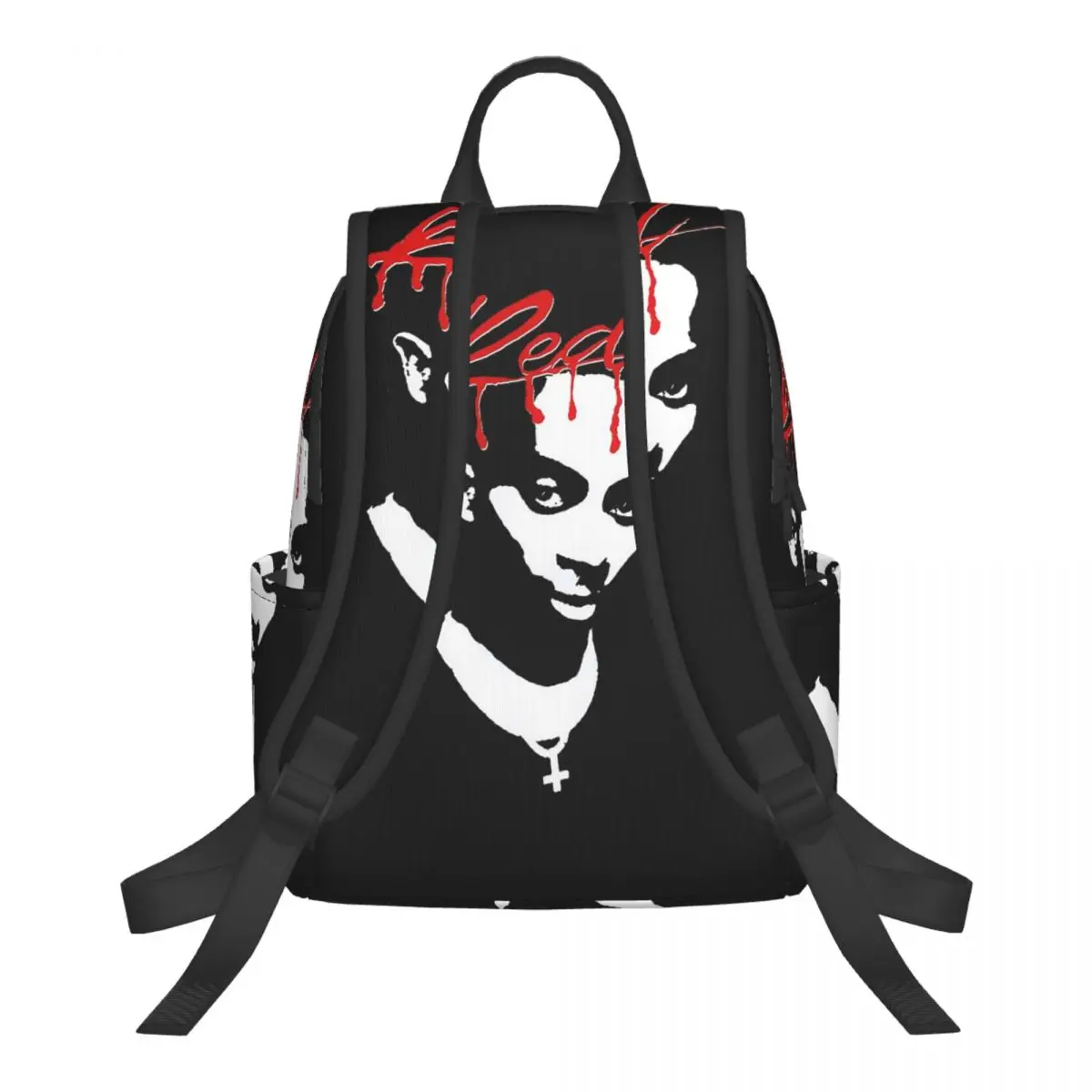 Playboi Carti Whole Lotta Red Album Cover Backpack School Bag Hiking Travel Daypack for Boys Girls Fashion Bookbag Shoulder Bags