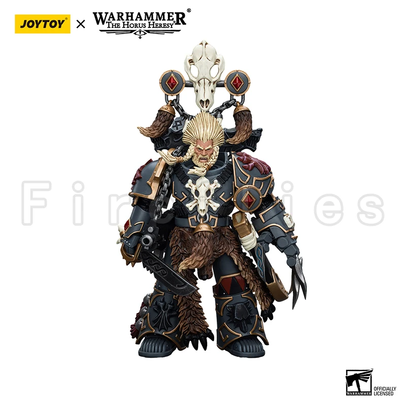 

1/18 JOYTOY Action Figure The Horus Heresy Space Wolves Geigor Fell-Hand Anime Collection Model