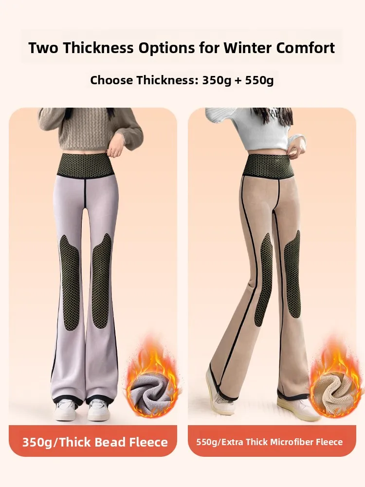 Bla Pantaloni svasati in pelle arca Capispalla da donna Pantaloni da yoga a vita alta Autunno Inverno Fce Gamba larga Campana Bot