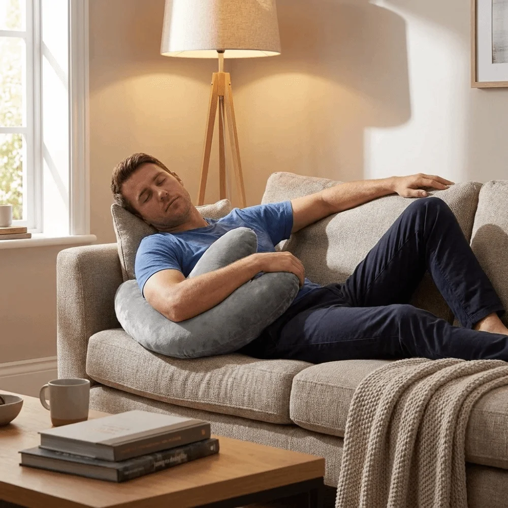 Slow Rebound Shoulder Support Pillow Breathable Soft Ergonomic Shoulder Pillow Comfortable Adjustable Arm Support Pillow