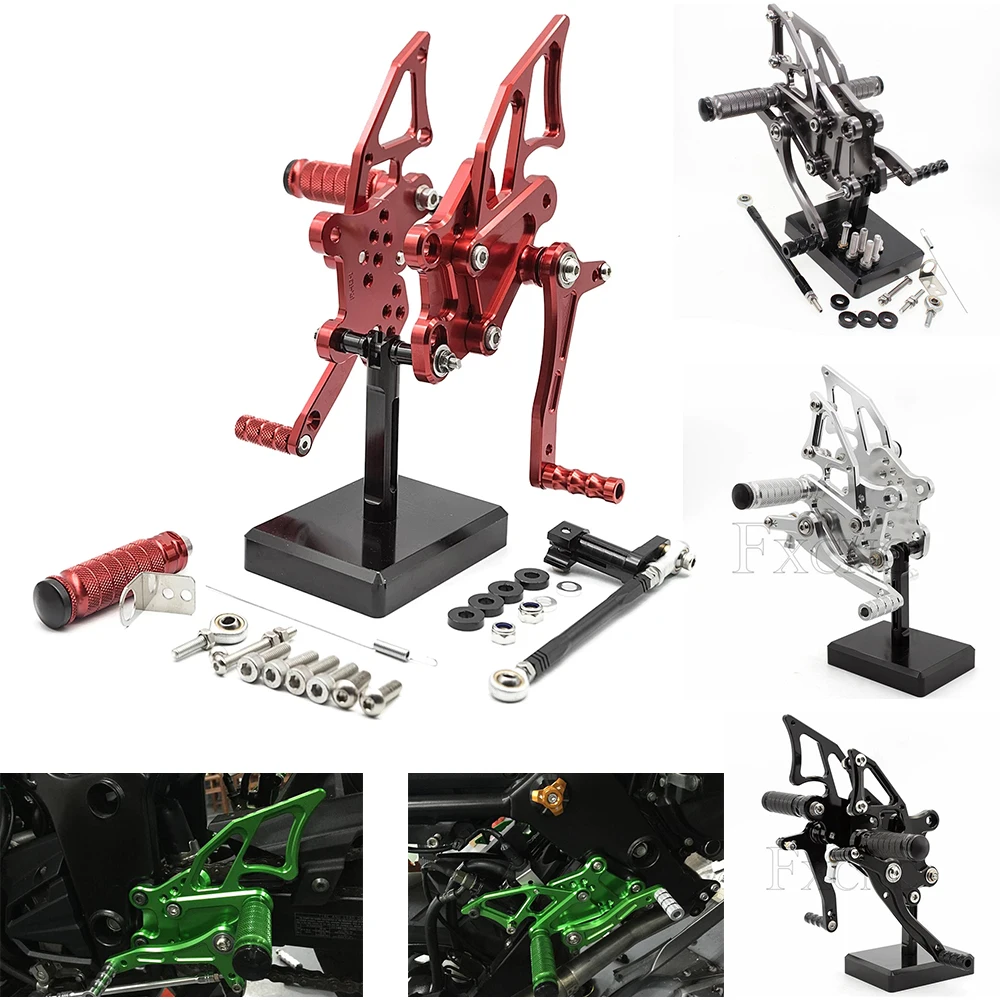 

For Yamaha YZF R25 R3 CNC Adjustable Rear Set Rearsets Footrest YZF MT-03 MT03 R3 2014 2015 2016 2017 2018 2019 2020 MT-25 MT25