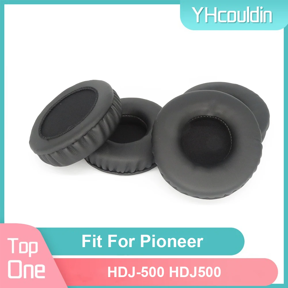 Earpads para pioneer HDJ-500 hdj500 fones de ouvido almofadas almofadas de espuma macio do plutônio preto