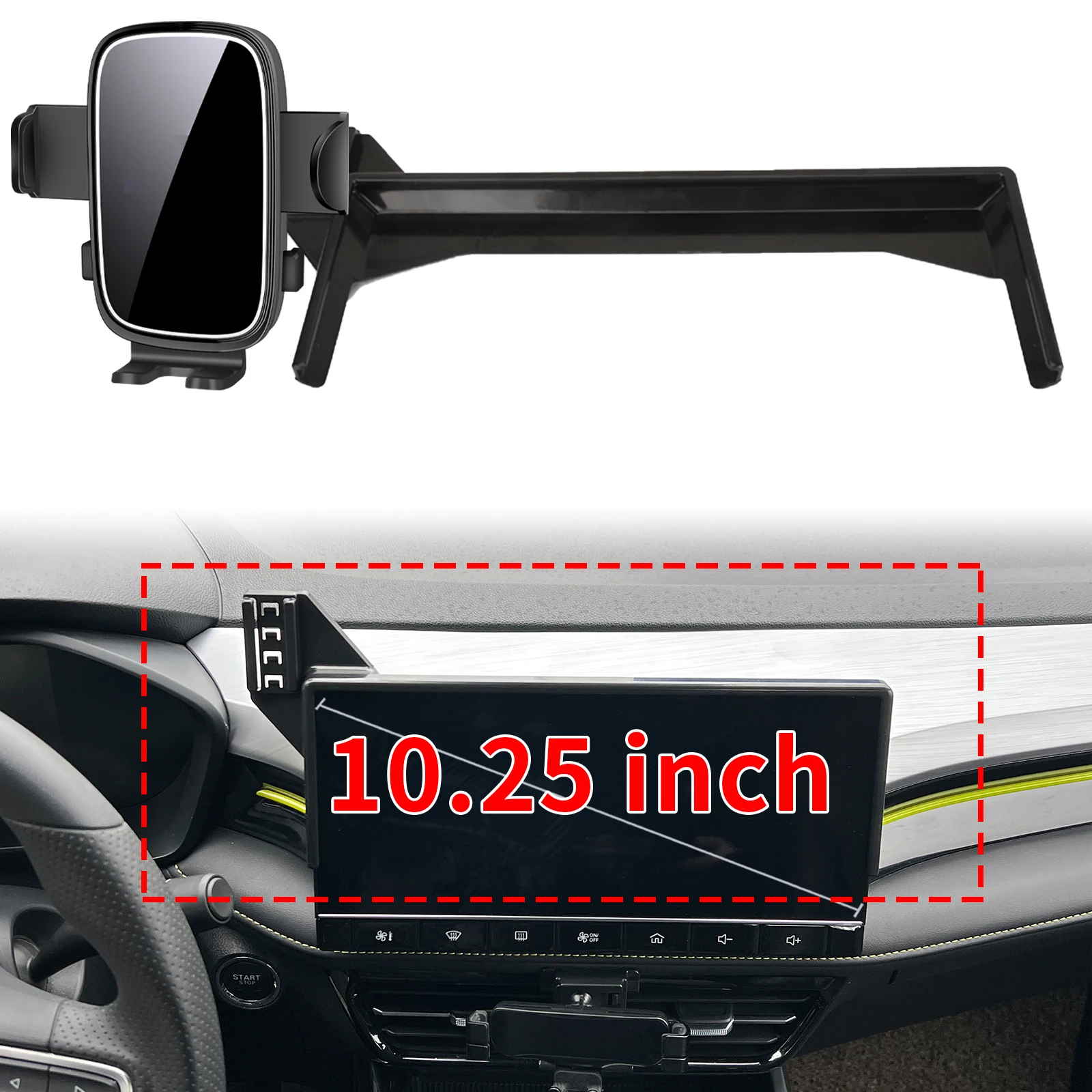 

fit for ROEWE i5 Ei5 MG5 MG5 EV 2021 2022 ​​Custom Fit Phone Holder Mount Dashboard Screen Base No Drill Car​​ accessoires