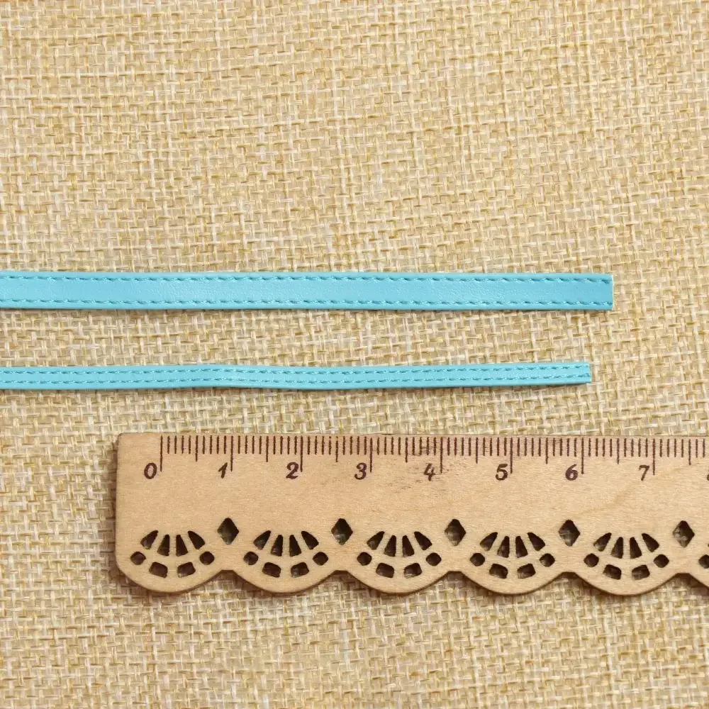 PU Miniature Bag Doll Belts Material For Doll Clothes Accessories DIY Handmade Mini Waist Belt Length 50cm Candy Color