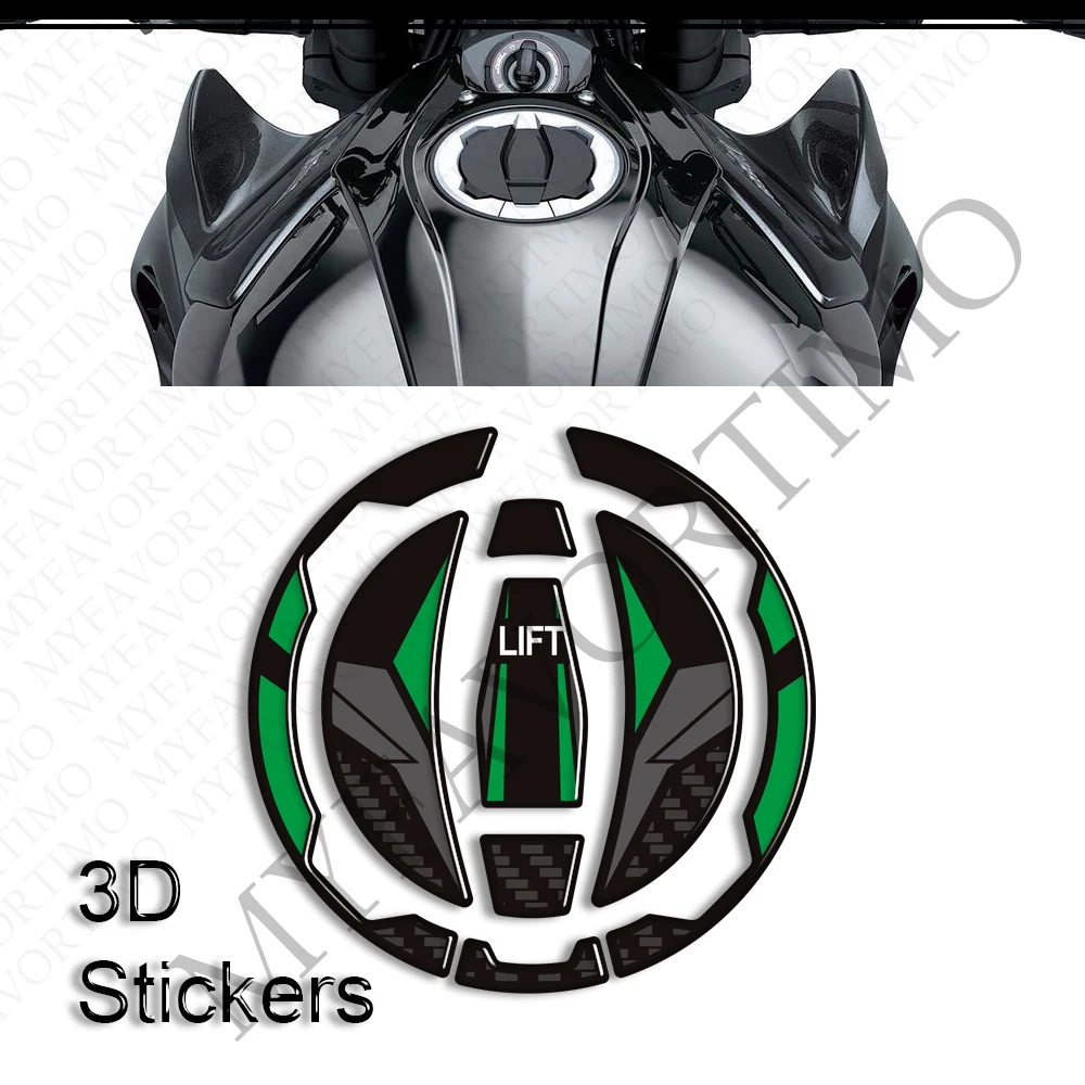 Motorcycle For Z1100 Z 1100 SE Tank Pad Knee Grip Gas Fuel Oil Protection 3D Stickers Decals Accessories