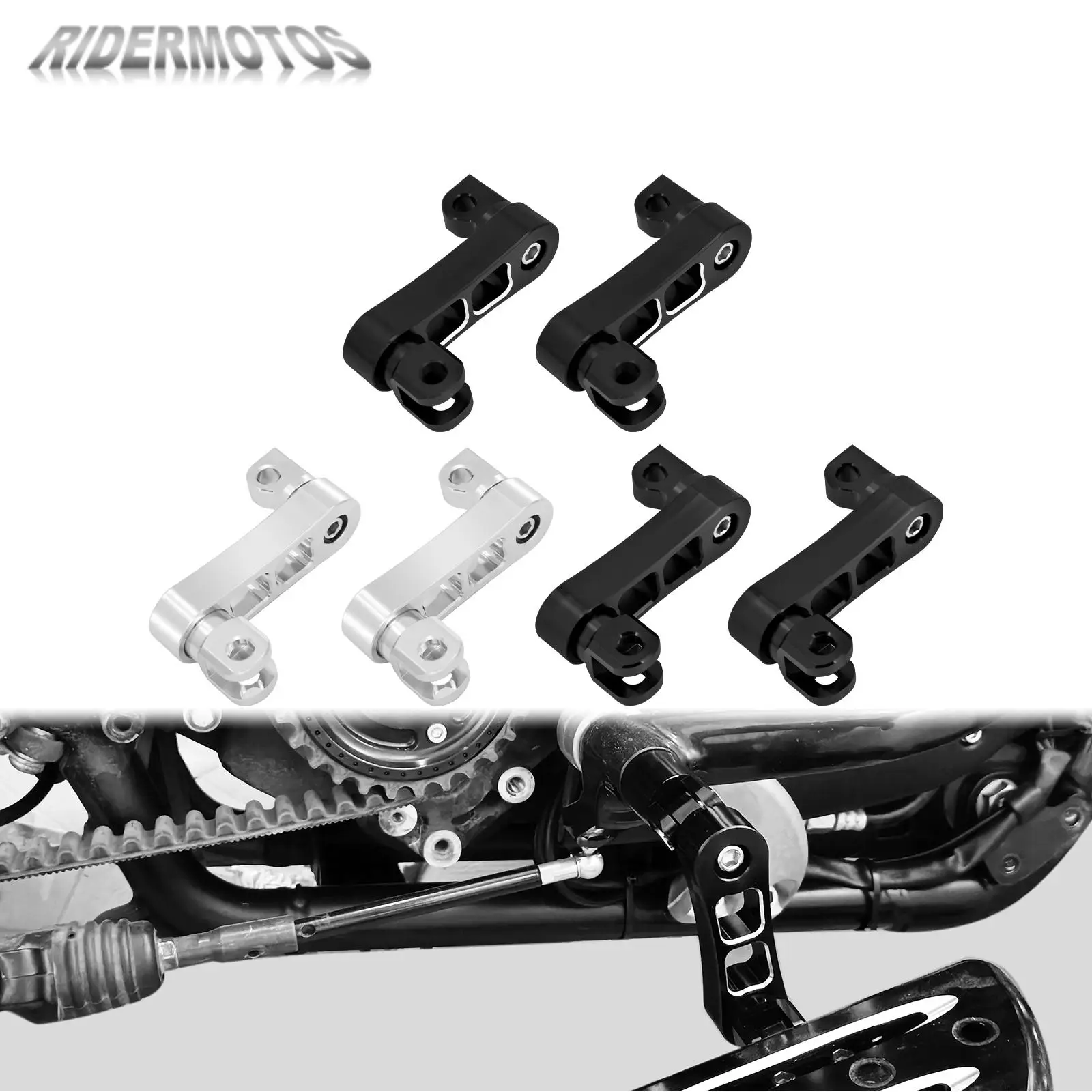 

Motorcycle FootPegs Bracket Adjustable Foot Pedal Highway Male Mount Driver Pegs For Harley Sportster 883 Touring Softail Dyna