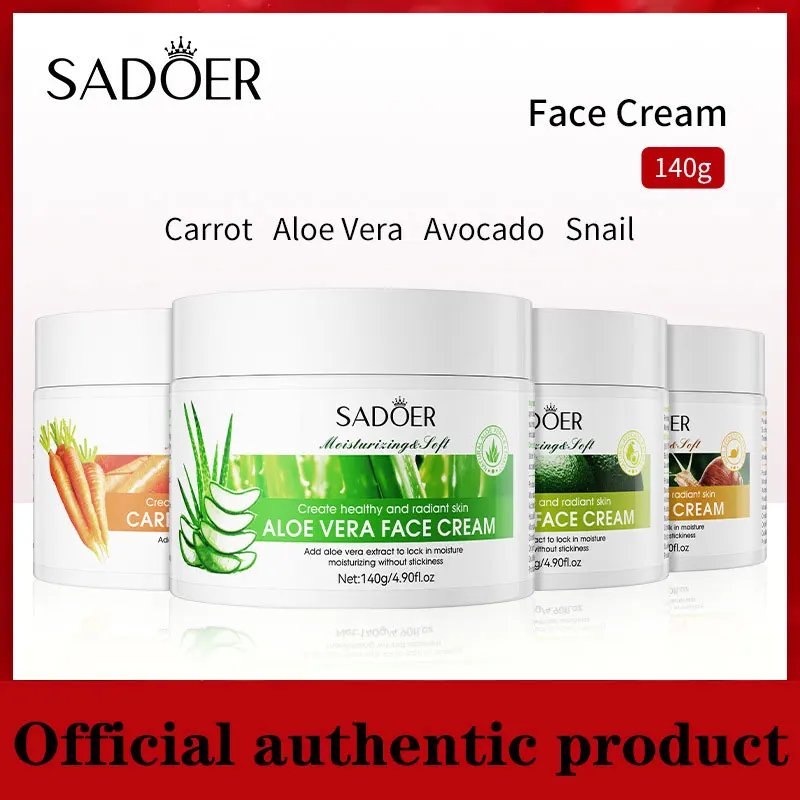 

Plant Cream SADOER Avocado Aloe Carrot Moisturizing Cream