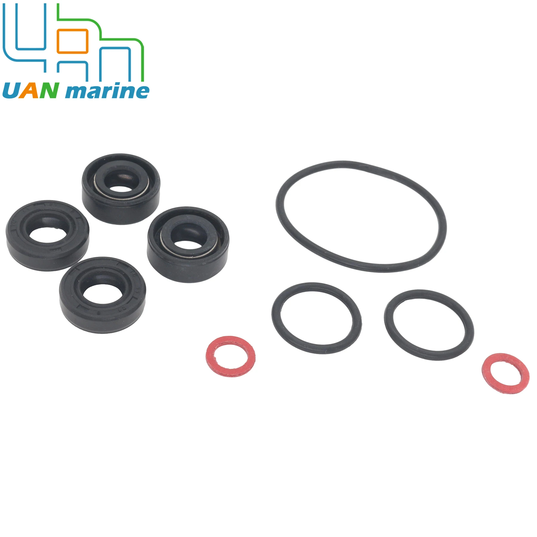 6A1-W0001-23 Gearcase Lower Unit Seal Kit Fits for Yamaha 2HP 1989-2002 Marine Outboard Motor Replace 813500M 6GD-W0001-20 view 6