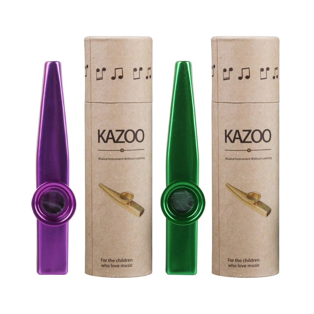 

1 set Kazoo Set Metal Musical Instrument Professional Percussion Kit for Adults Kids Toy Ukulele Partner Performance Lightweight