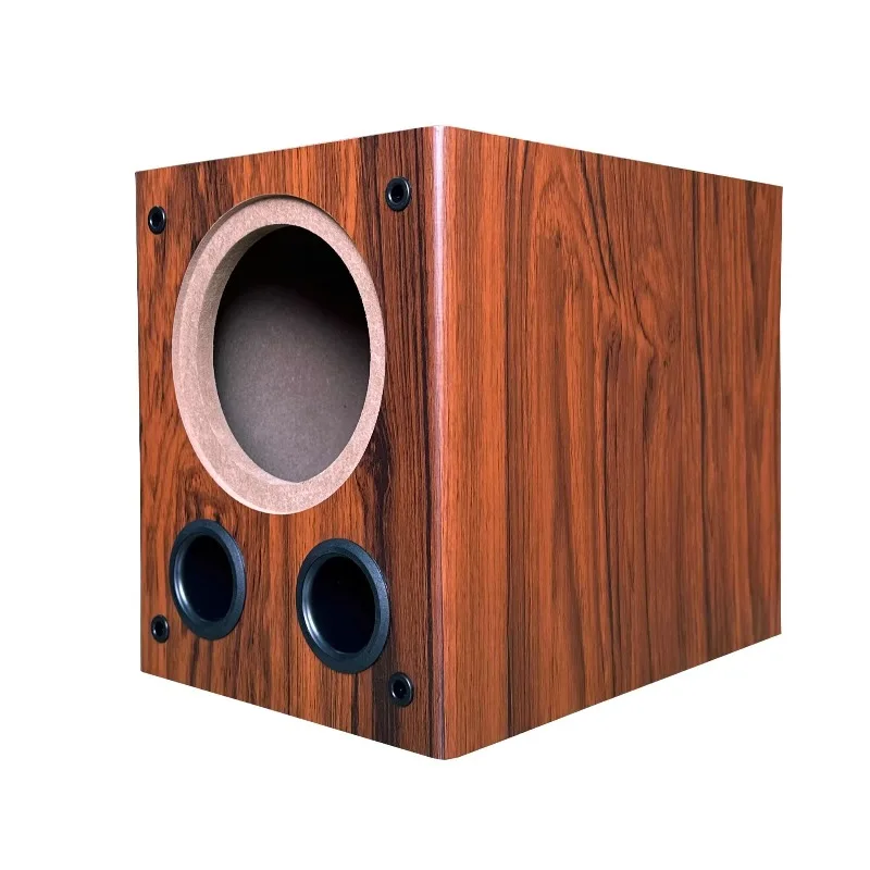 

5 Inch Speaker Shell Wooden Empty Cabinet DIY Bass Subwoofer Box for Car Audio 4 Inch Hole Modifiable