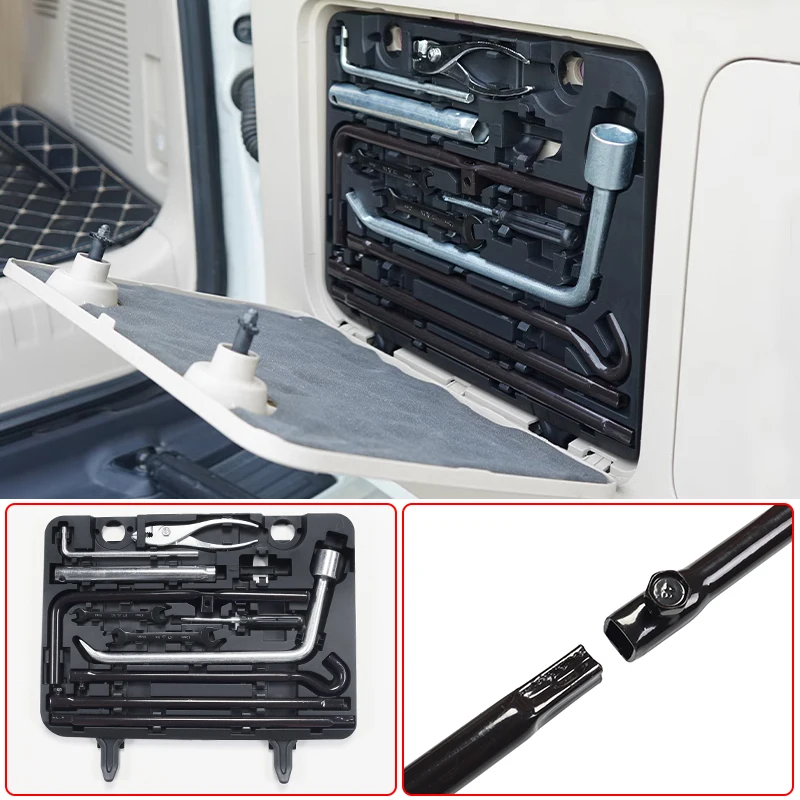 For 2010-2023 Lexus 460 GX460 Tailgate Trunk Emergency Toolbox Interior Upgraded Accessories Modification 2019 2020 2021 2022