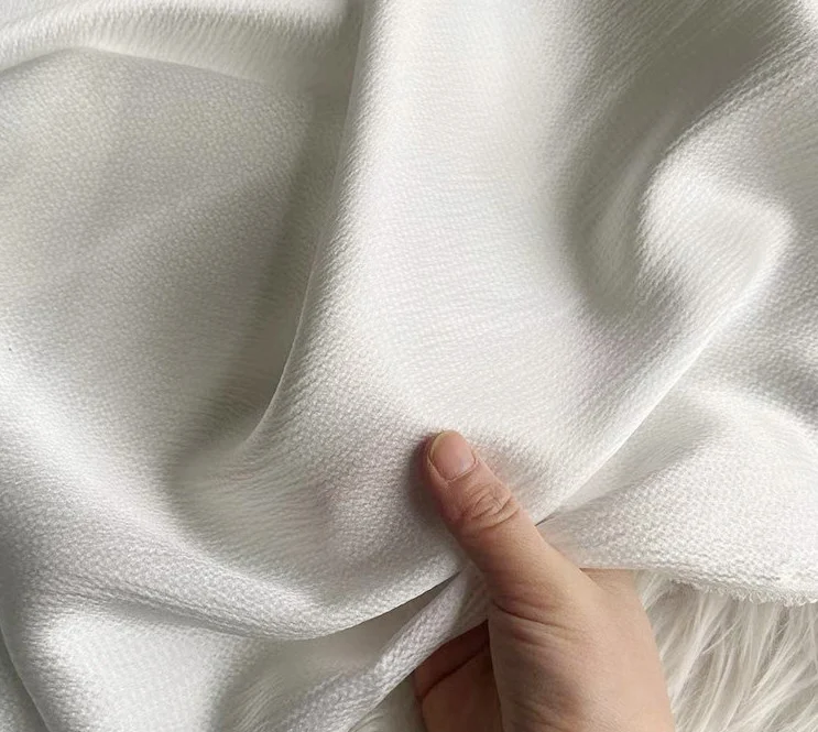 20 Momme 100% Mulberry Silk Pearl Satin Fabric 114cm Wide Solid Color Material For Shirts Evening Gowns Dresses Diy Sewing