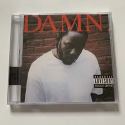 RAP Kendrick Lamar Music CD DAMN Album Compact Disc Cosplay CD Walkman Car Play Song Soundtracks Box Collection Party Music Gift