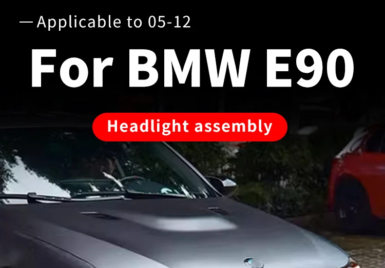 

For BMW 3 Series E90 Headlight Assembly 05-12 Modified New LED Headlights, Daytime Running Lights, Turn Signals