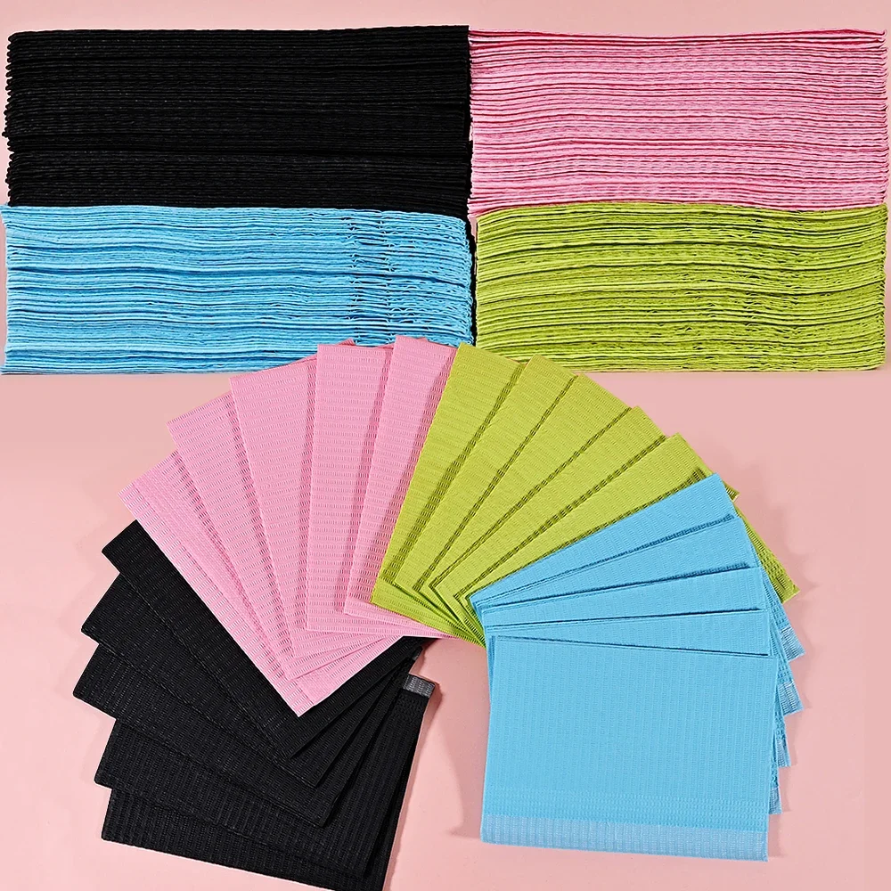 

20pcs MixColor Nail Art Table Mat Disposable Clean Pads Beauty Nails Care Polish Waterproof Tablecloths Manicure Tool Lint Paper